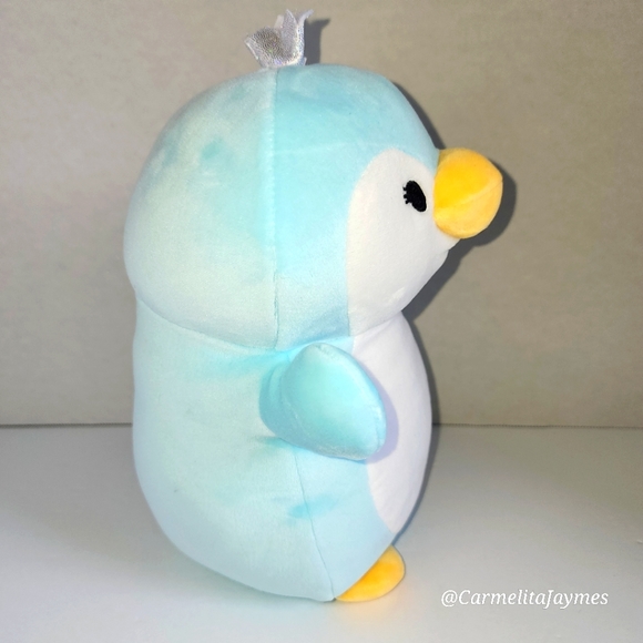 RAINA 🐧 Blue Penguin Hug Mees Original Squishmallow by Kelly Toy ☆》NWT《☆ - Picture 4 of 8